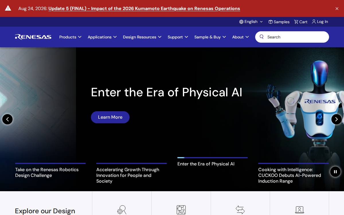 Magnum Semiconductor website preview