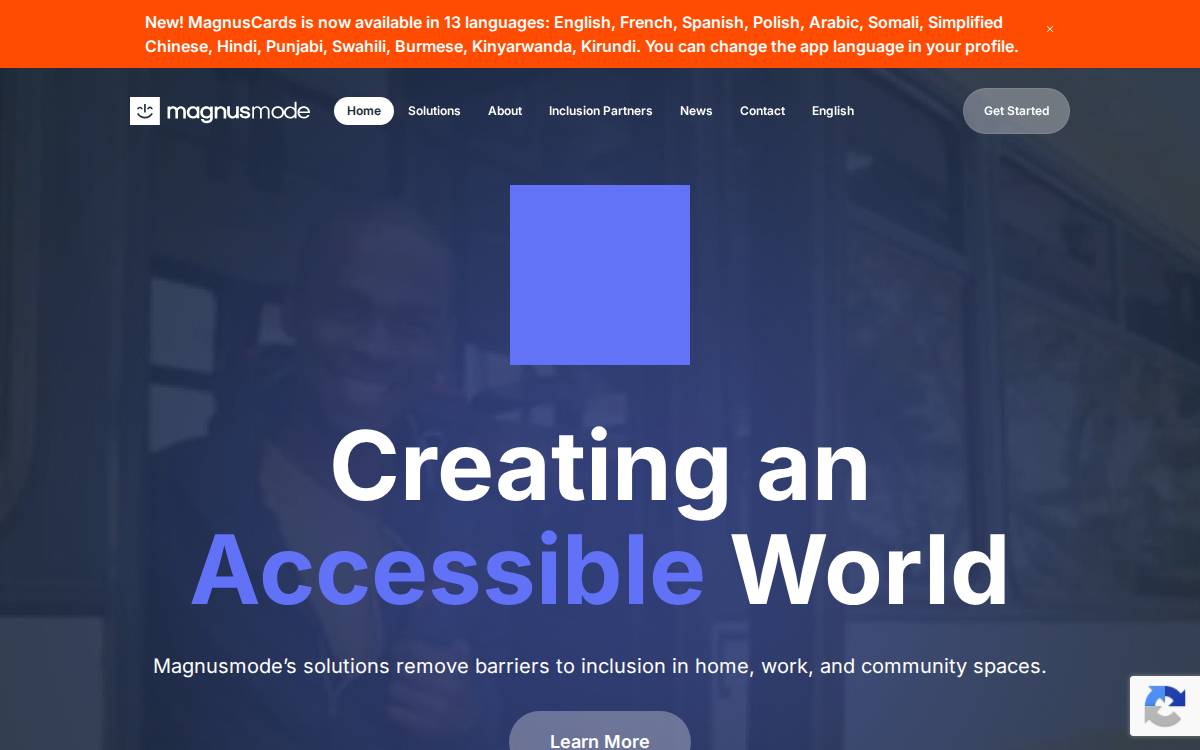 Magnus Mode Website website preview