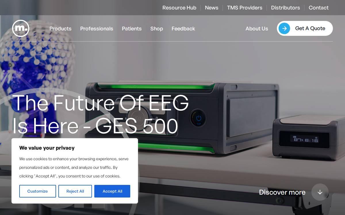 Magstim Group website preview