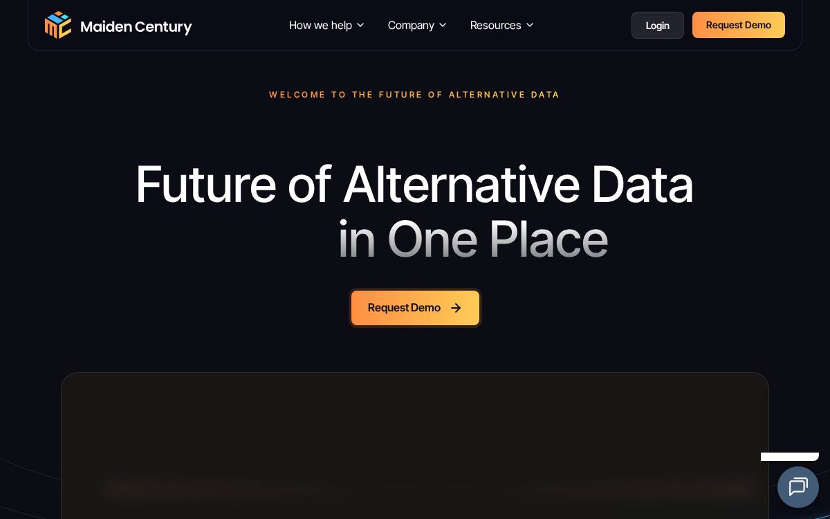 Maiden Century website preview