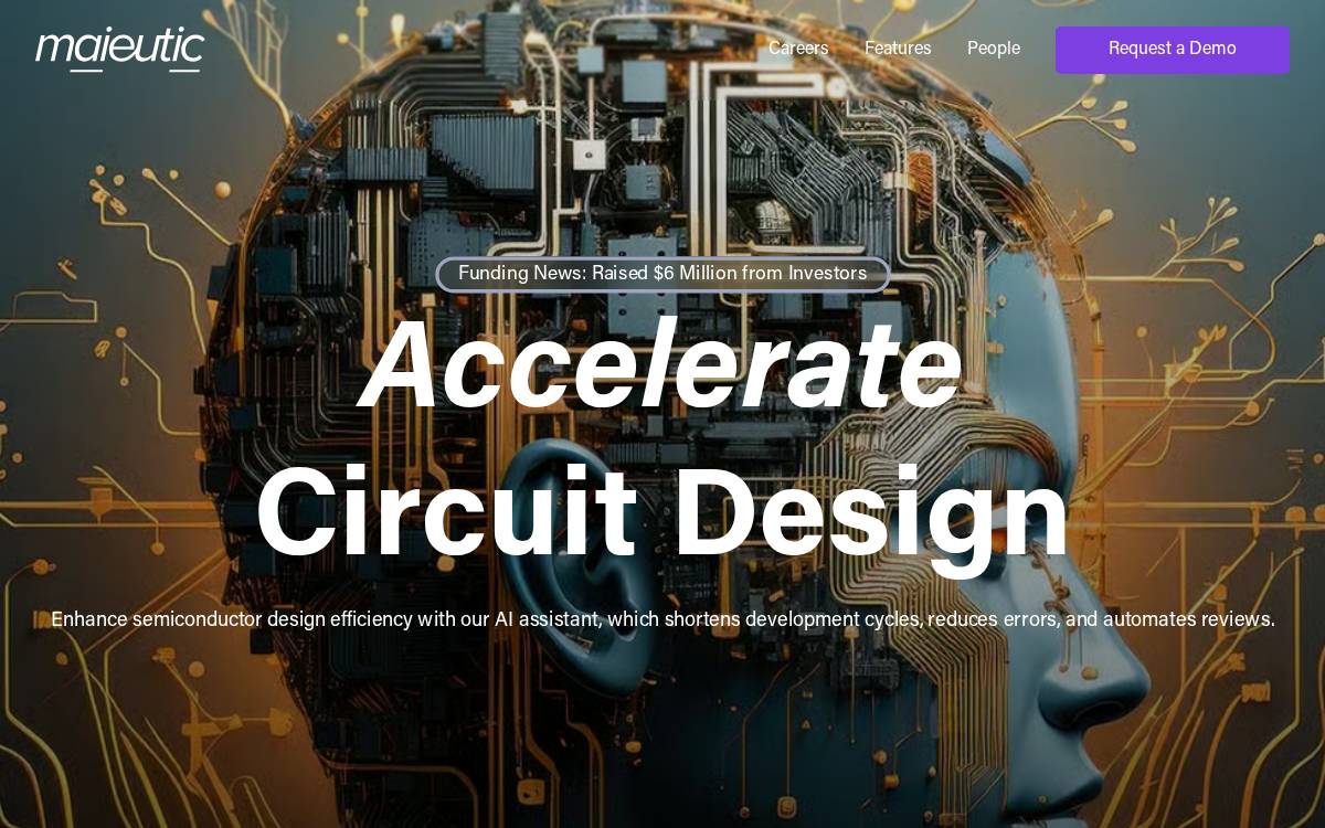 Maieutic Semiconductors Pvt Ltd website preview