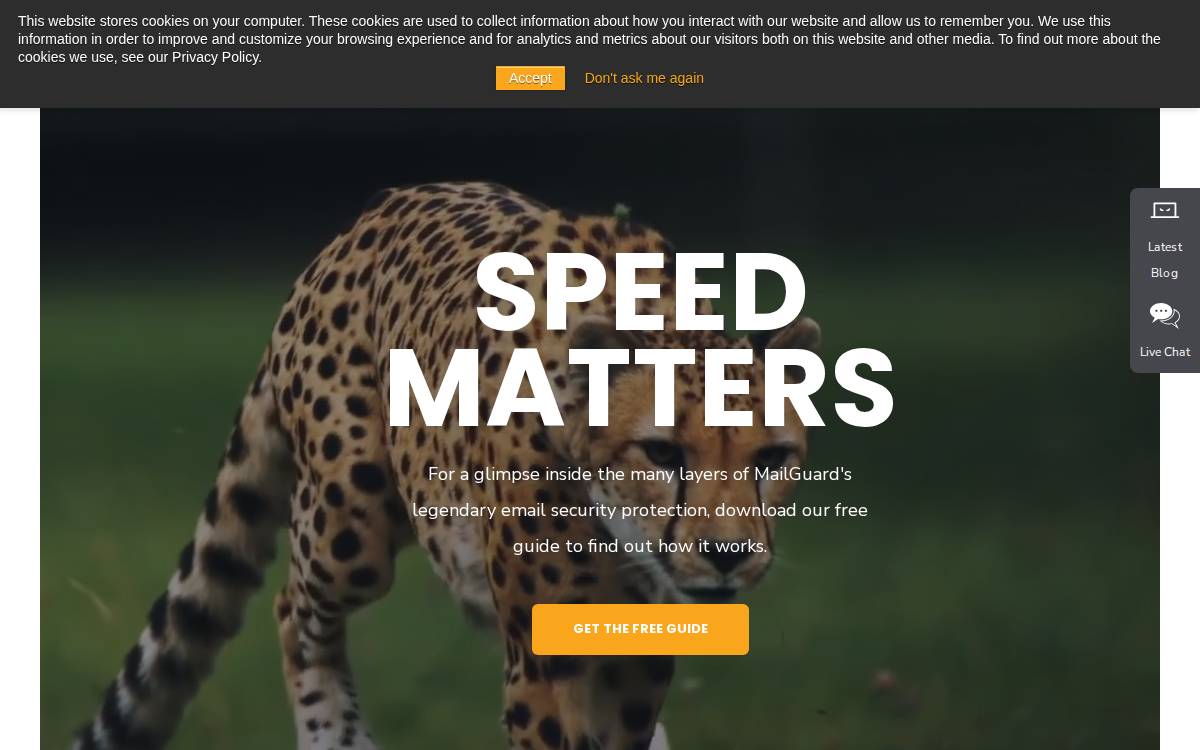 Mailguard website preview