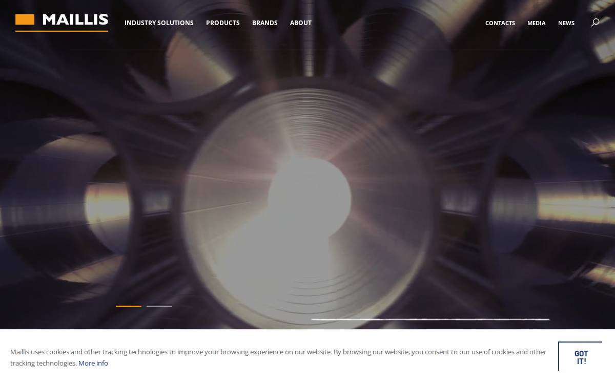 Maillis Group website preview