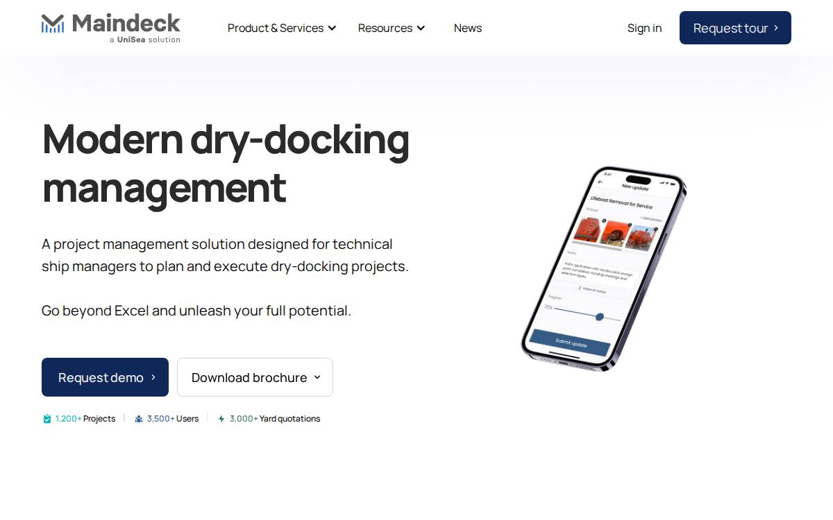 Maindeck website preview