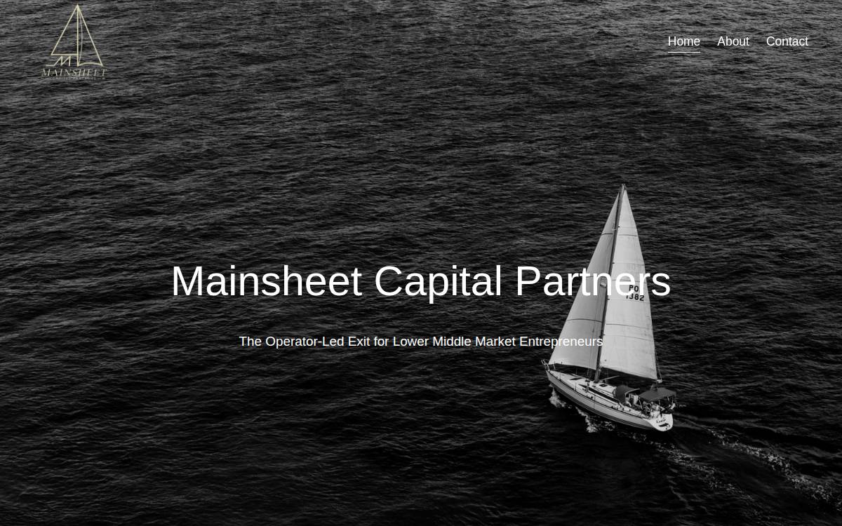 Mainsheet Capital Partners website preview