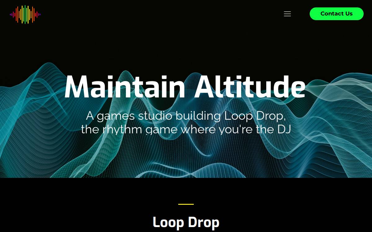 Maintain Altitude website preview
