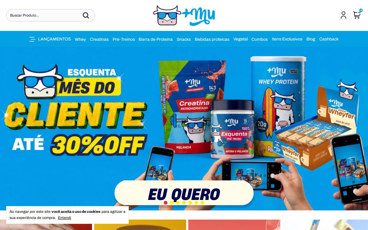 Mais Mu website preview