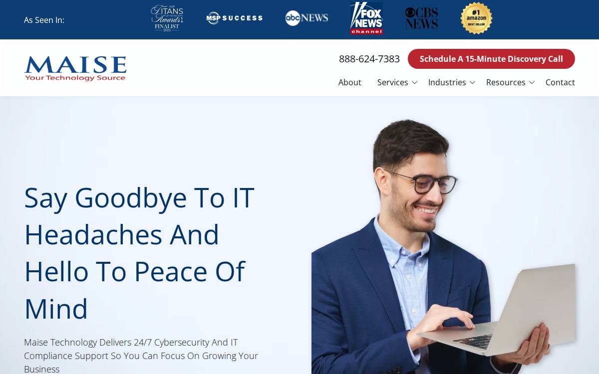 Maisetechnology website preview