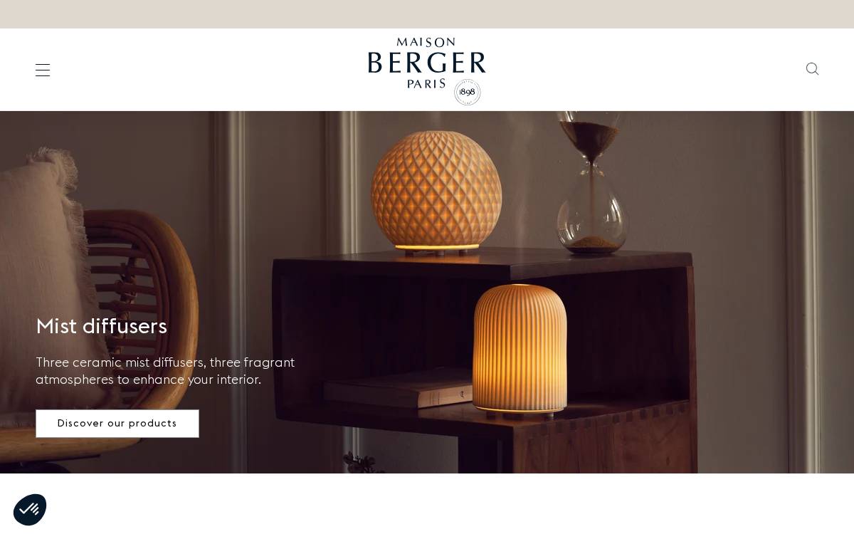 Maison Berger website preview