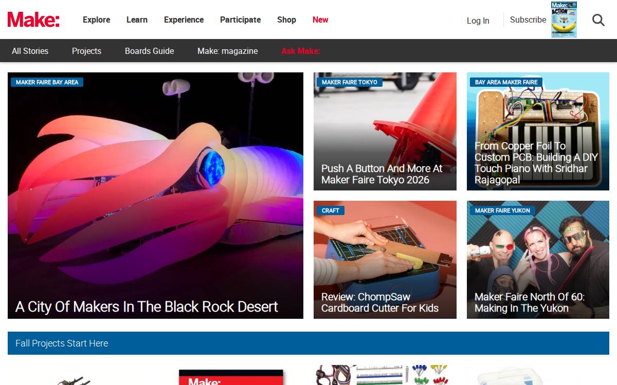MAKE: website preview