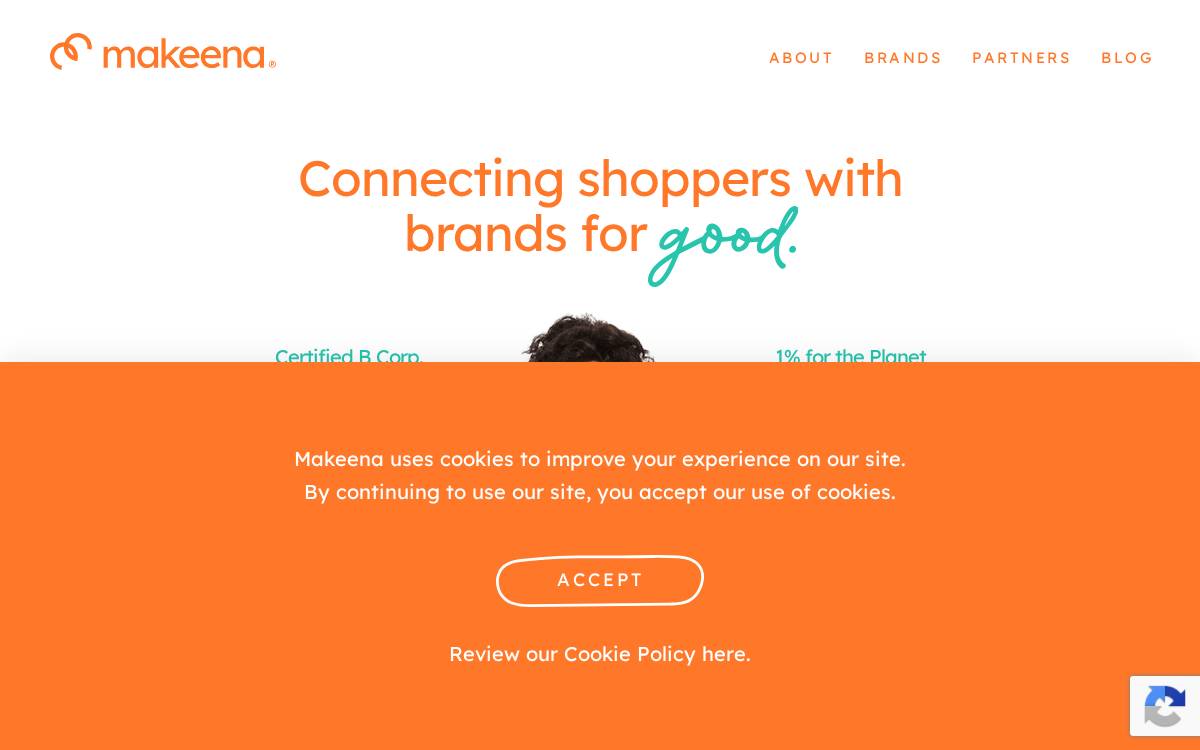 Makeena website preview