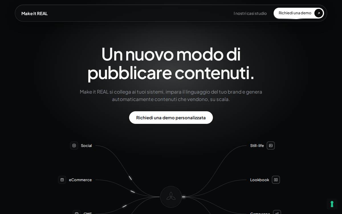 Makeit Real website preview