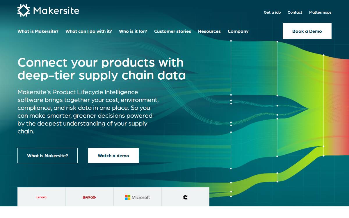 Makersite website preview