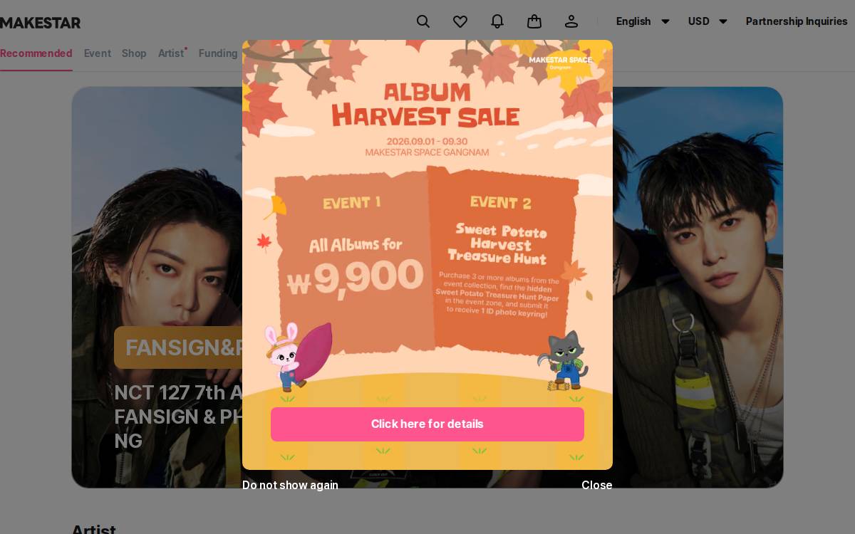 Makestar website preview