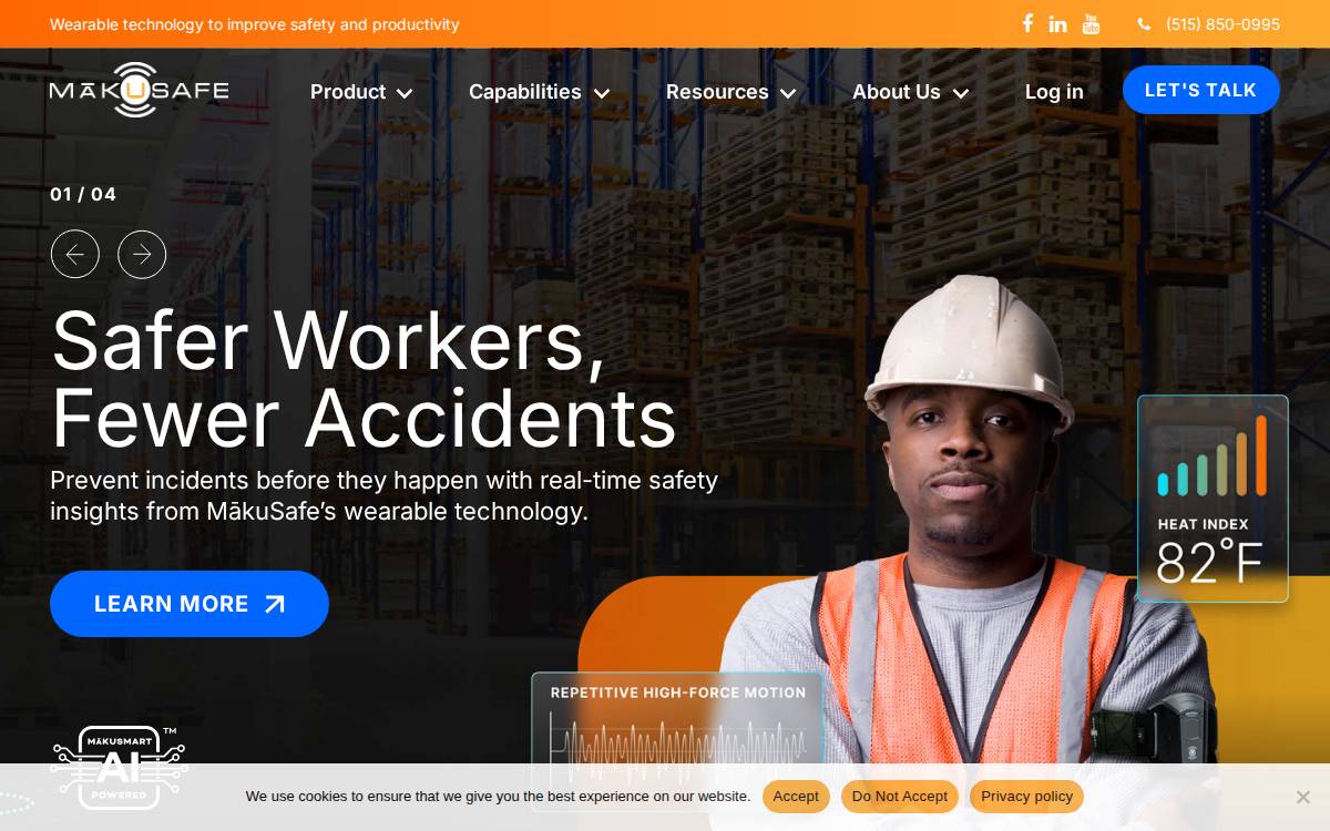 Makusafe_ website preview