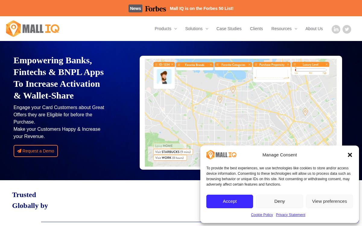 Malliq website preview