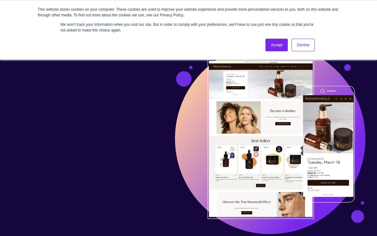 Malomo website preview