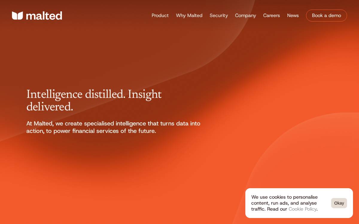 Malted AI website preview