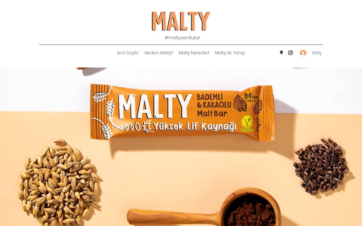 Maltysnacks website preview