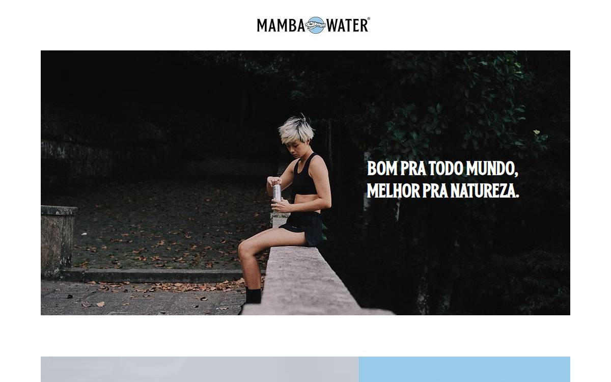 Mamba Water website preview