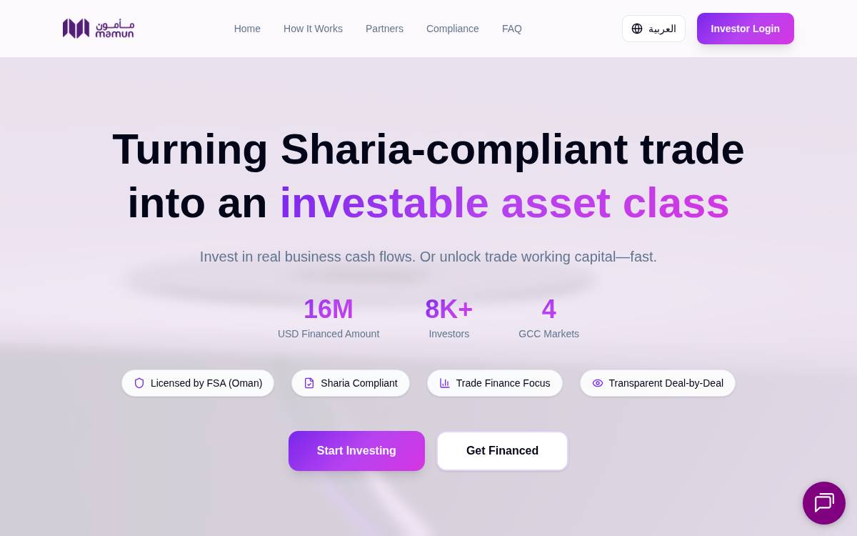 Mamun website preview