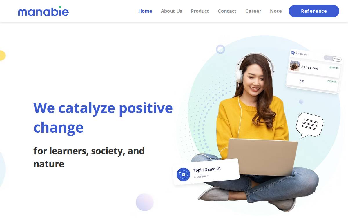 Manabie website preview