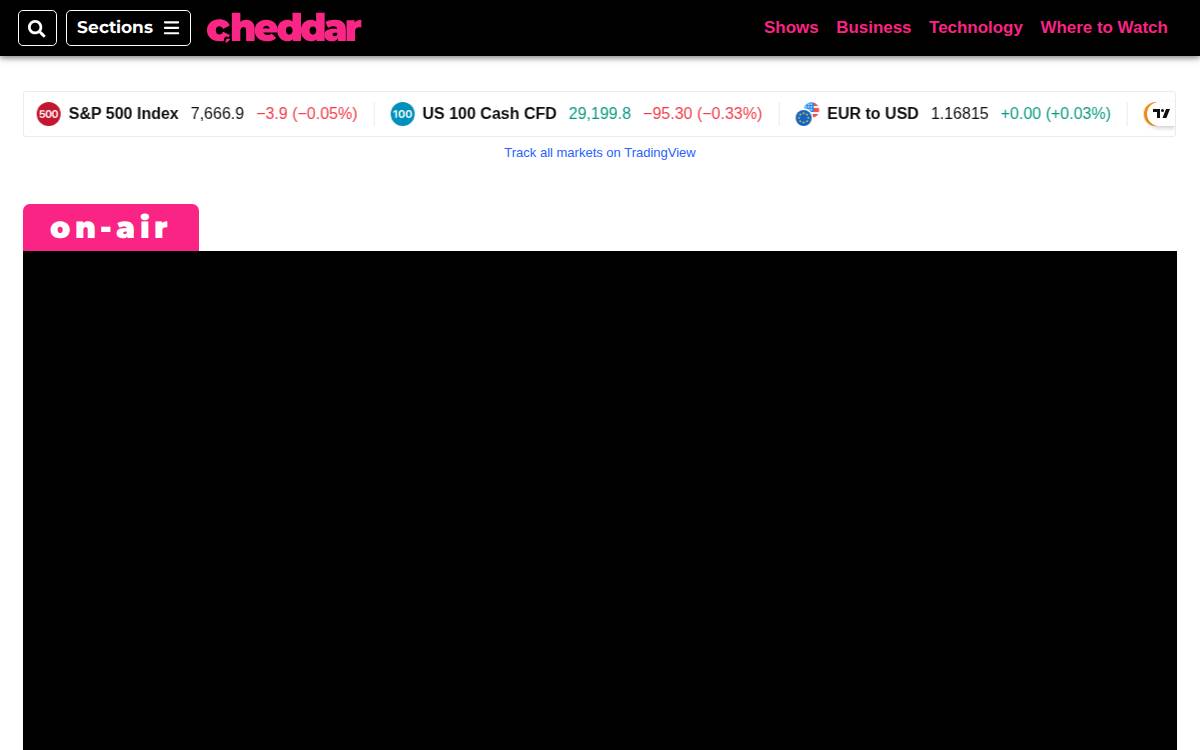 Cheddar website preview