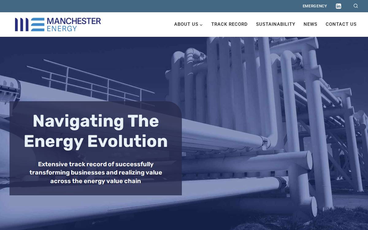 Manchesterenergy website preview