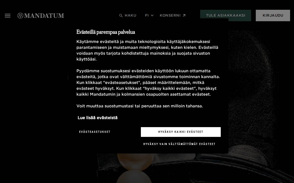 Mandatum website preview