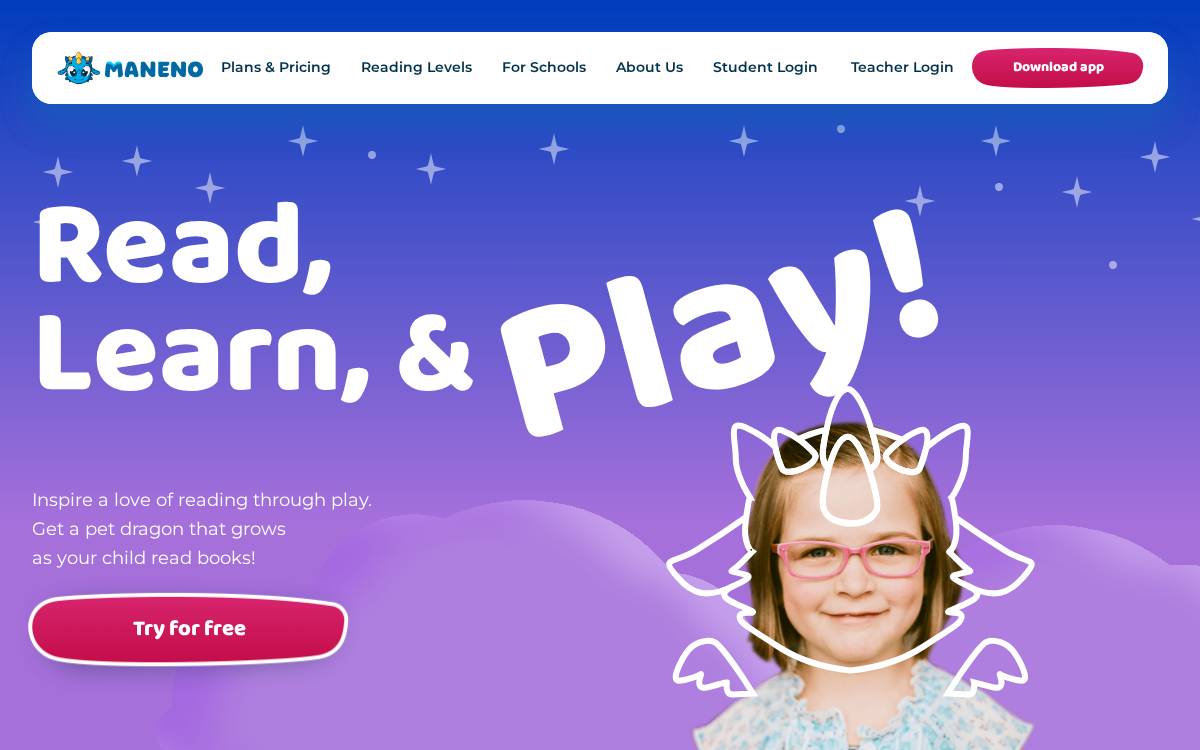 Maneno Holding Ltd website preview