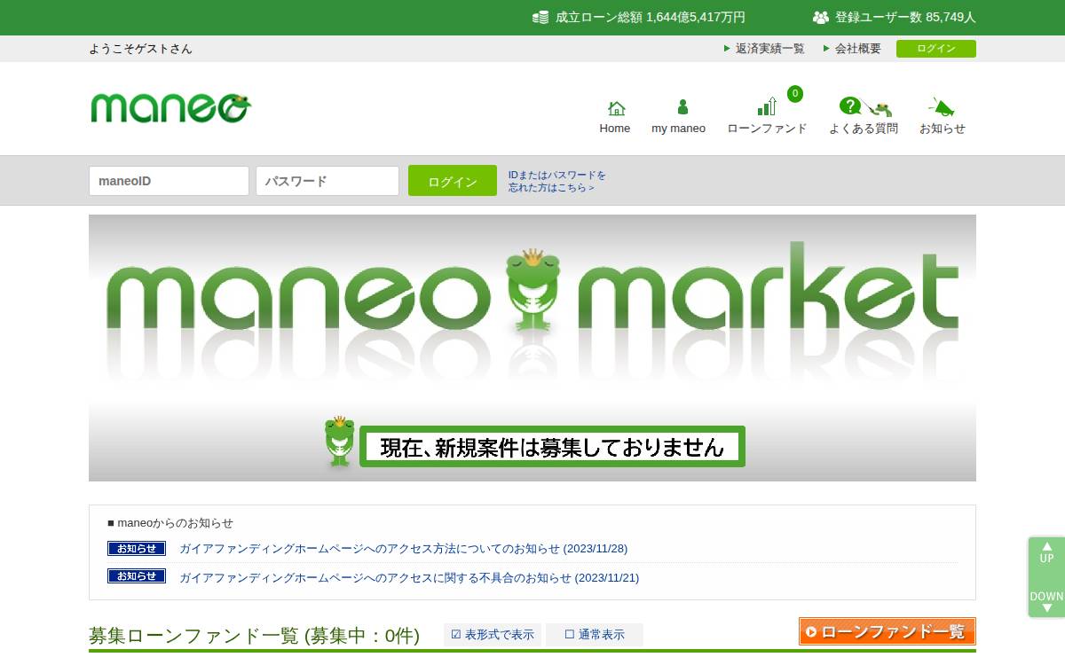 Maneo website preview