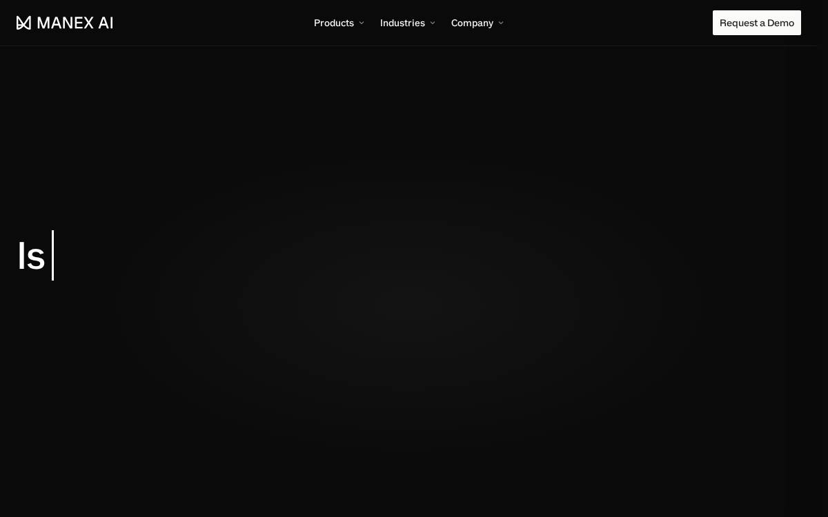 Manex AI website preview