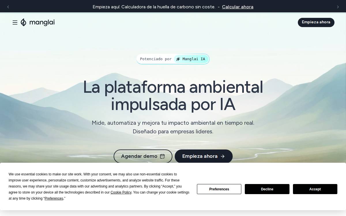 Manglai website preview