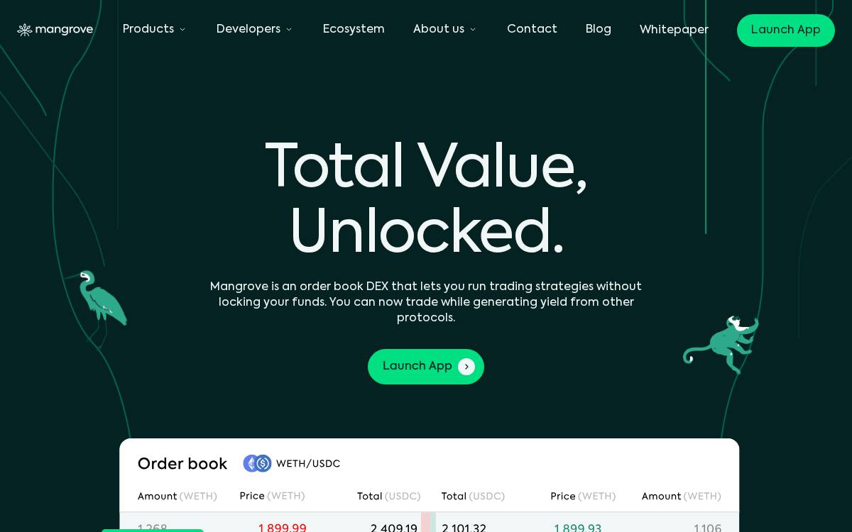 Mangrove website preview