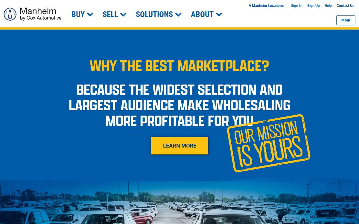 Manheim website preview
