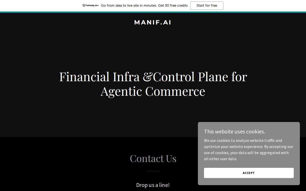 Manif website preview