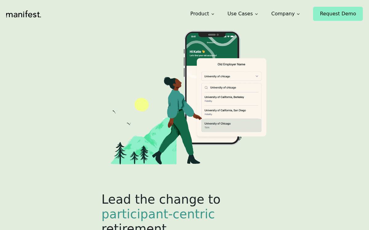 Manifest website preview