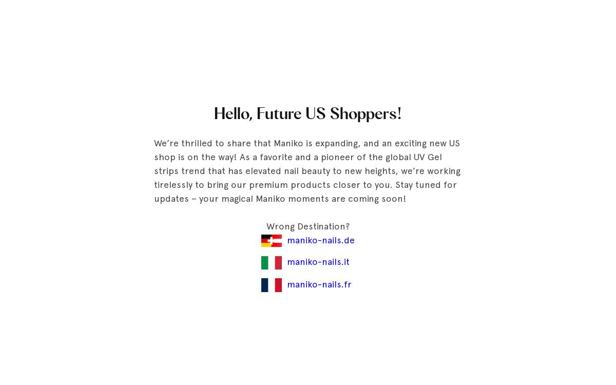 MANIKO website preview