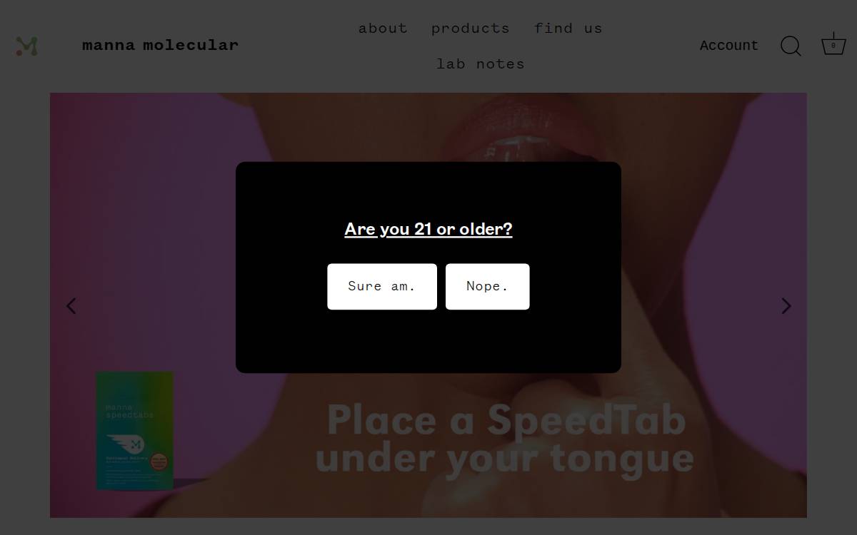 Mannamolecular website preview