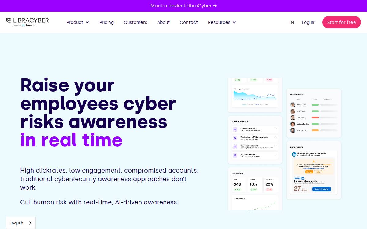 Mantra website preview