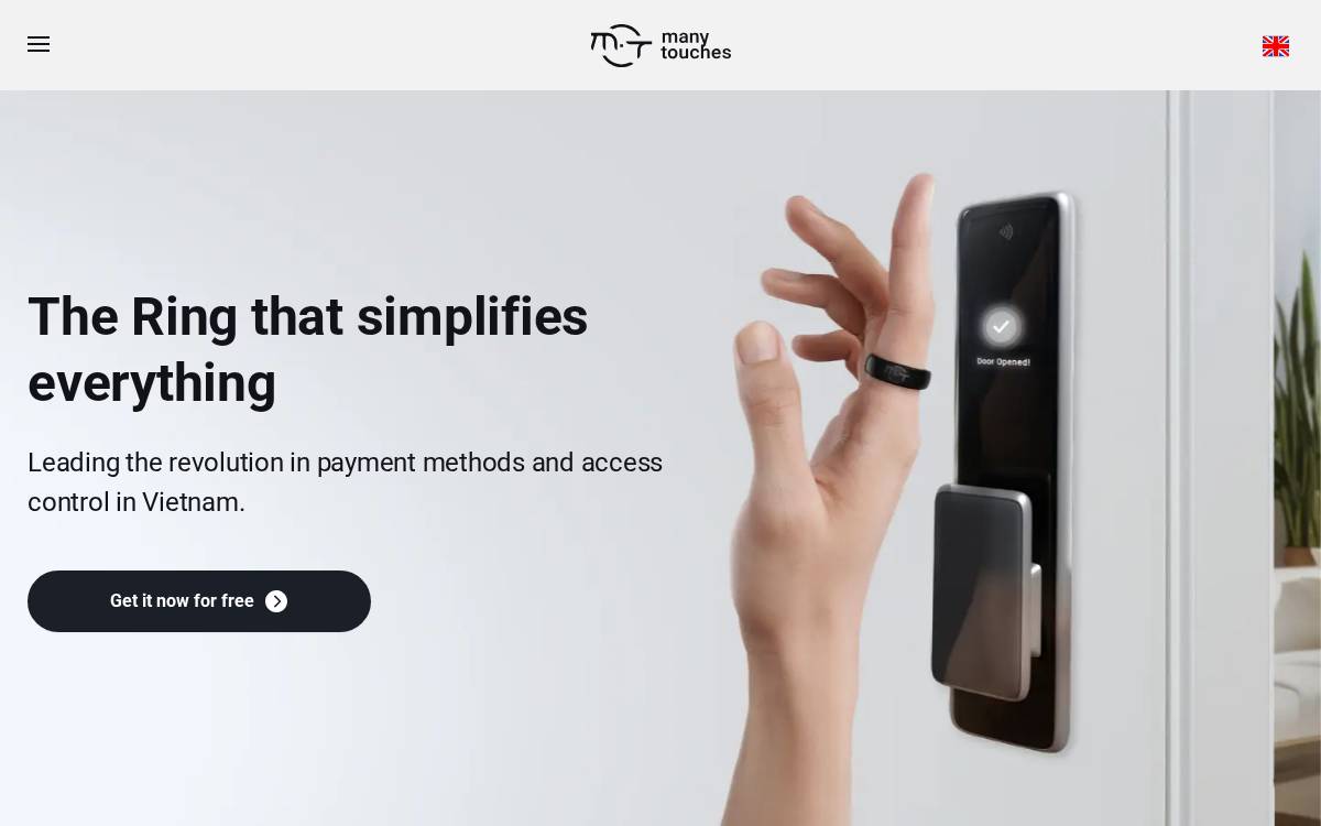 Manytouches website preview