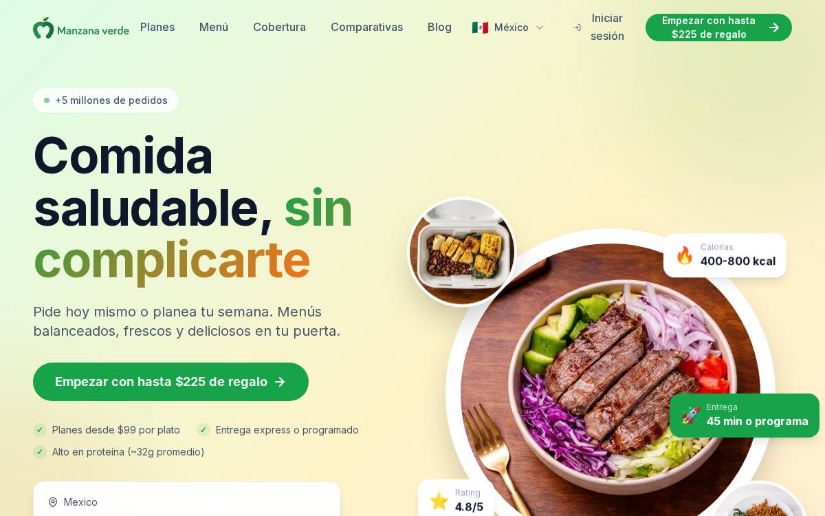 Manzana Verde website preview
