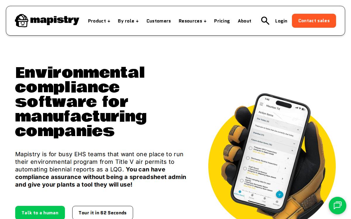 Mapistry website preview
