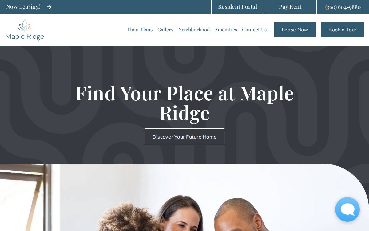 Maple Ridge website preview