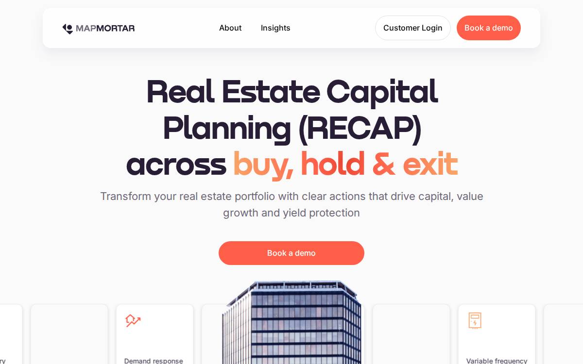Mapmortar website preview