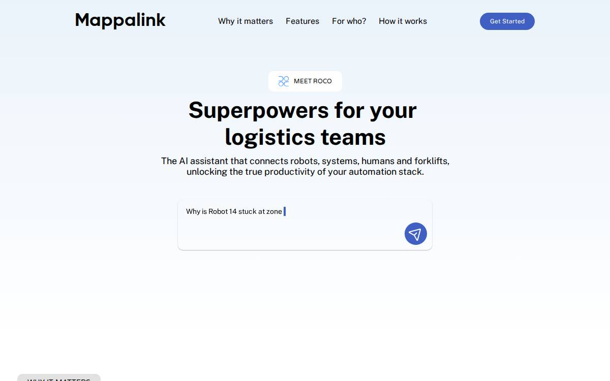 Mappalink website preview
