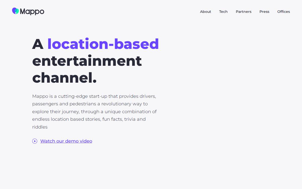 Mappo website preview