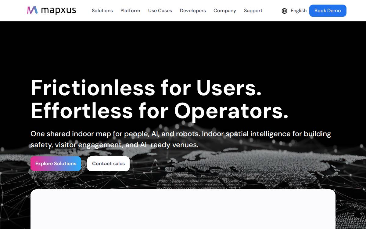 Mapxus website preview