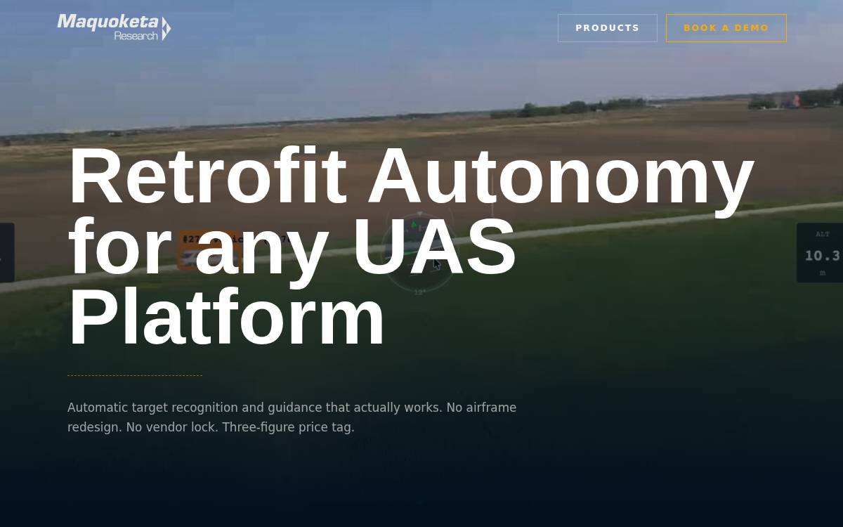 Maquoketa Research website preview