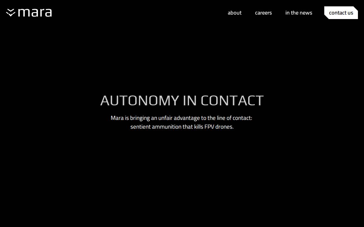 Mara website preview